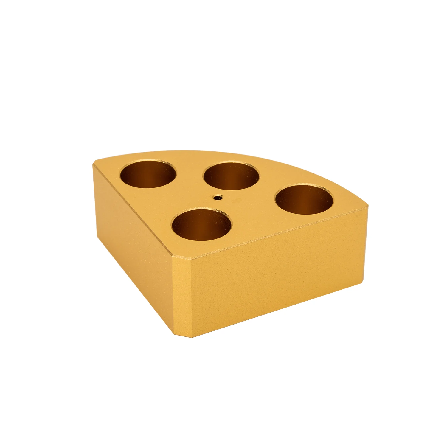金色扇形加热模块 4孔 孔径:21.6mm 孔深:31.7mm 16ml 样品瓶