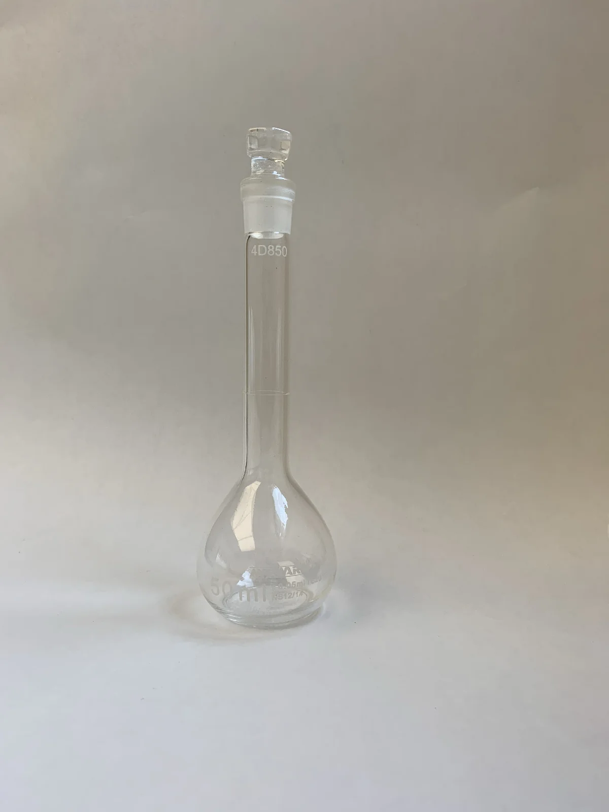 高精度厚壁容量瓶 (A级) 5ml 2个/盒