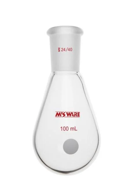 旋蒸用茄型烧瓶,厚壁高强度,磨口:14/20,100ml