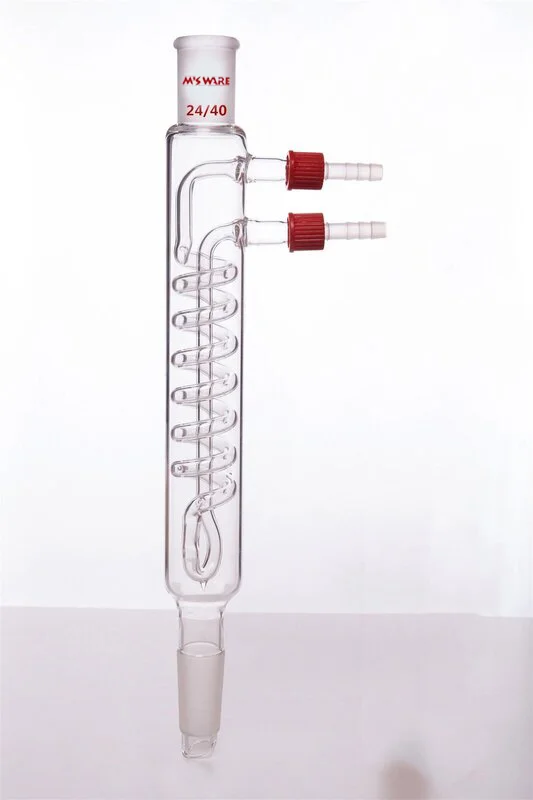 高容量回流冷凝器,14/20,蛇冷长度:125mm,φ8mm小咀