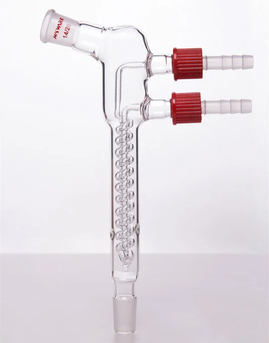 回流冷凝器,105°,具可拆式小咀,14 20