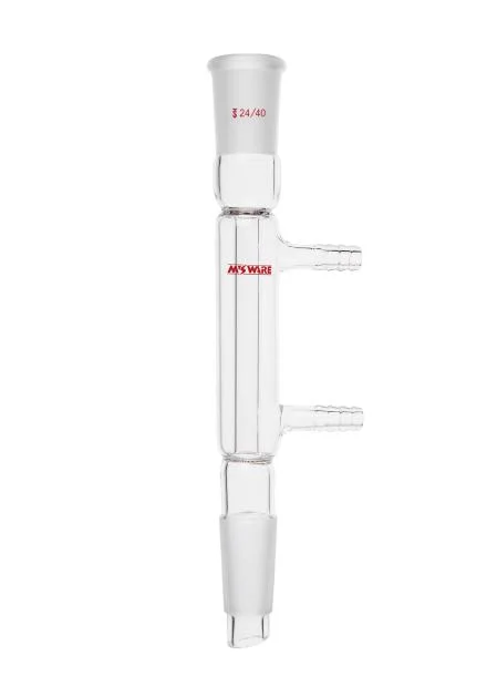直型冷凝器,具可拆式小咀,14/20,有效长120mm,φ8mm小咀