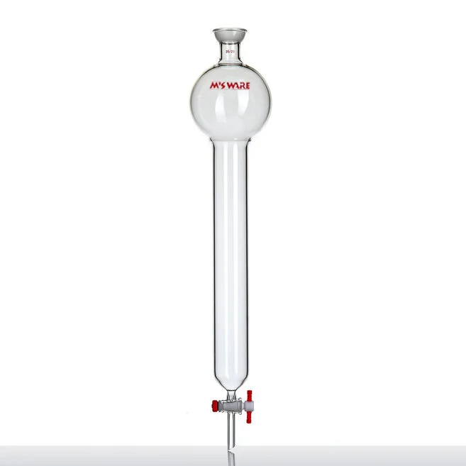 具存储球层析柱,24/40,φ17mm,有效长203mm,存储球:100ml