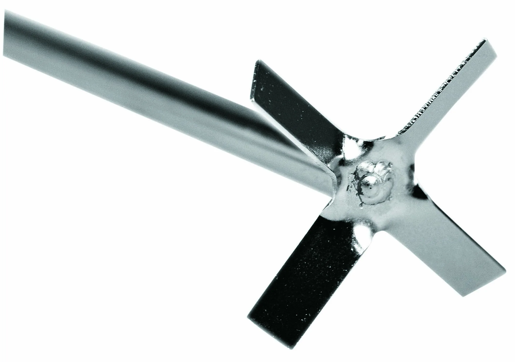 四叶片式搅拌桨, 杆长40cm, 搅拌桨直径5cm, 316L不锈钢 DLAB