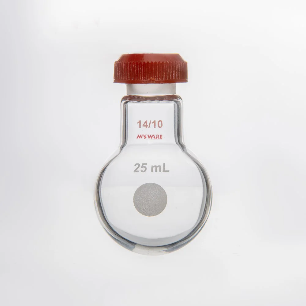 微量罗纹口圆底烧瓶,14/10,5ml
