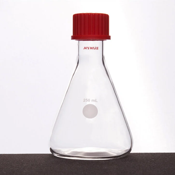 外螺纹口三角瓶,50ml,GL25