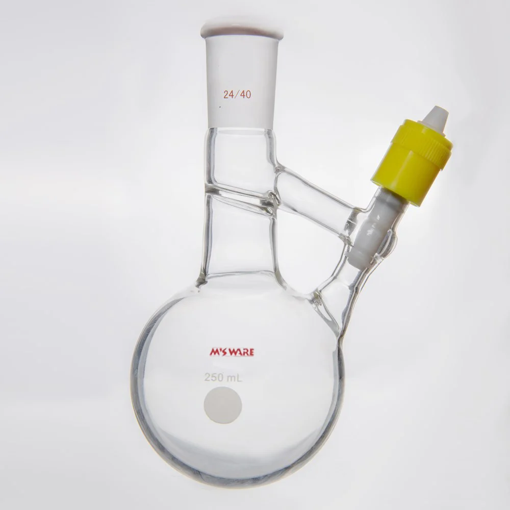溶剂存储转移球瓶,磨口:19/22,250ml,4mm高真空