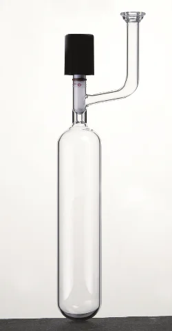 气体或液体存储瓶,15#砝兰口,4mm高真空,容量10ml