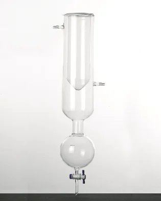 杜瓦瓶式冷阱,玻璃节门, 250ml