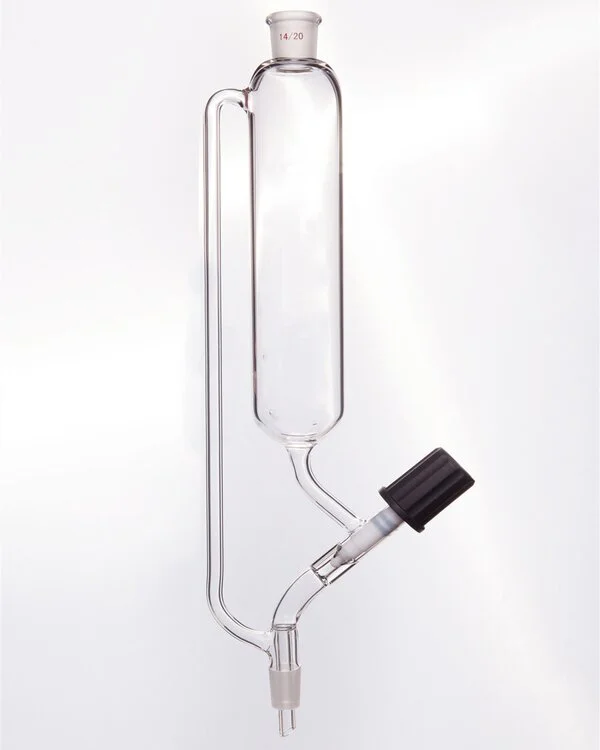 精细可调式恒压滴液漏斗,新型8mm高真空阀,60ml,14 20