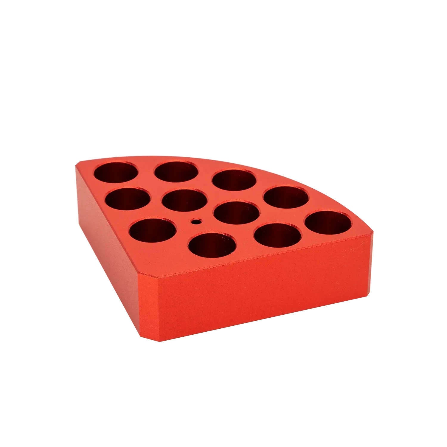 红色扇形加热模块 11孔 孔径:15.2mm,孔深:20mm 4ml 样品瓶