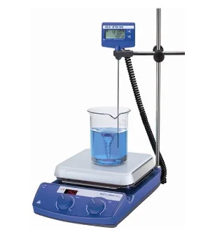 加热磁力搅拌器 10L 50-500℃ 玻璃陶瓷 C-MAG HS7 套装