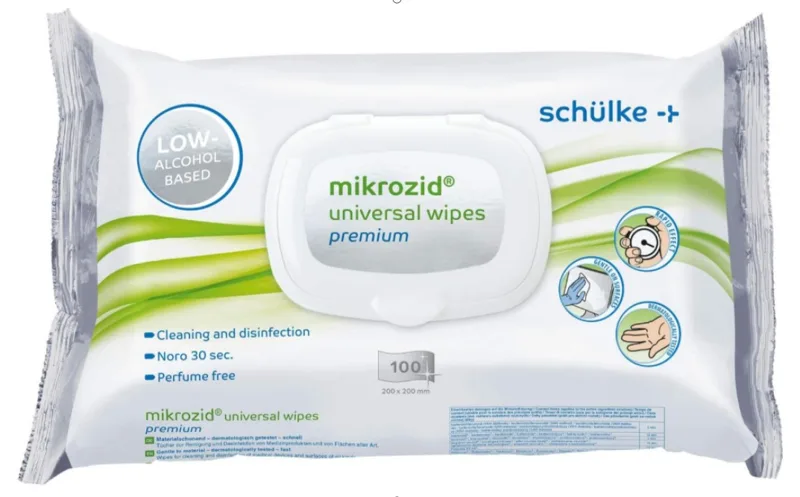 BRAND普兰德mikrozid通用消毒湿巾44860（100片*6包/组） - 玖梧精选