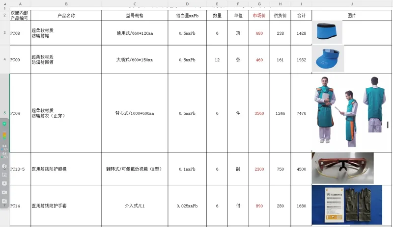 双鹰PC08超柔软材料防辐射帽通用式/660*120mm铅当量0.5mmPb（1个） - 玖梧精选