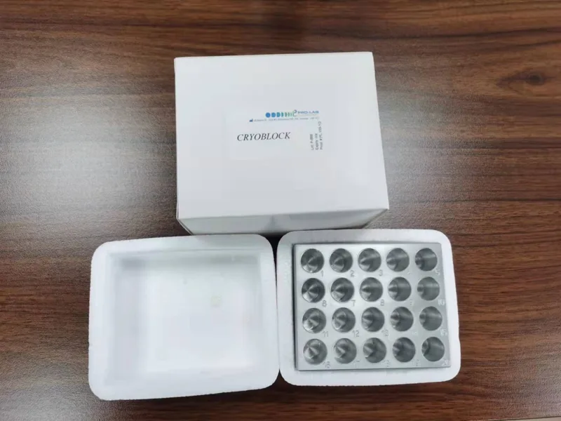 pro-lab，Cryoblock冷冻保温块，货号:PL.155-1 包装规格:20孔，含绝缘底座和盖子。（块） - 玖梧精选