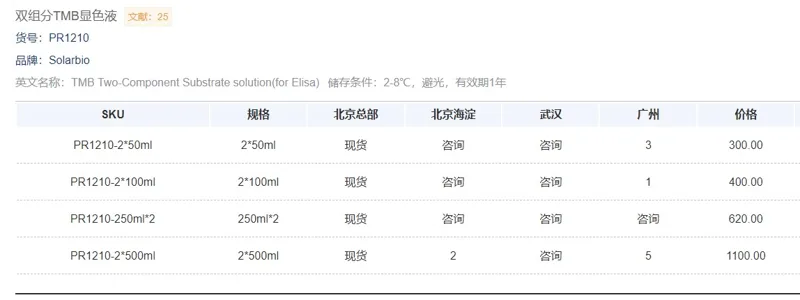 Solarbio索莱宝，显色液，2*500ml瓶（组） - Solarbio/索莱宝
