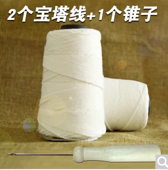 财友财务凭证装订线（套）2个宝塔线+1个锥子 - 玖梧精选
