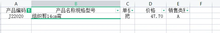 金钟J22020组织剪14cm弯有齿WD（把） - 金钟