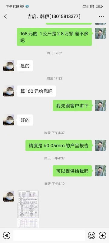吉启玻璃珠尺寸：Φ3mm(±0.02mm)，材质：100%玻璃（kg) - 美国3M