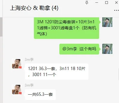3M1201防尘毒套装+10片3n11滤棉+3001滤毒盒1个（防有机气体）（套） - 美国3M