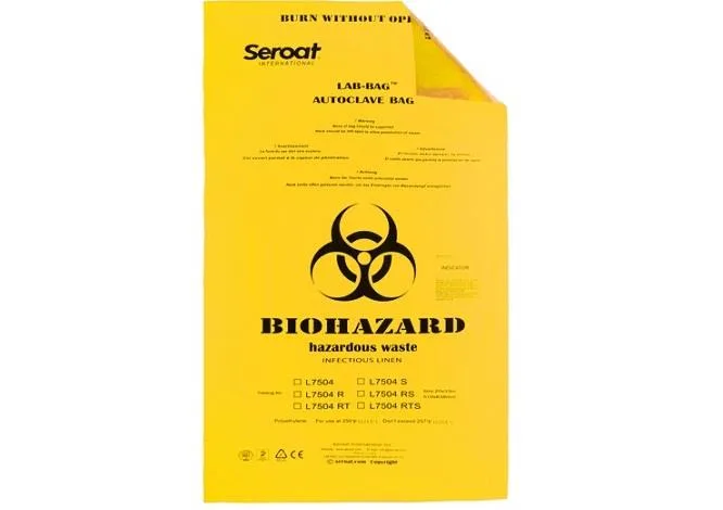 seroat/L7502Y高压灭菌袋生物灭菌袋356×560mm黄色500只（箱） - 玖梧精选
