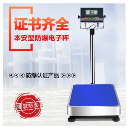 乐祺 63030108755防爆电子秤150kg精度10g+交流防爆电源+台面40*50（台） - 玖梧精选