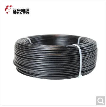 远东电缆 GB-BVV-300/500V-3*4 BVV 3*4铜芯 家装单双塑单股护套线 黑色 100米（不退不换） （卷） - 玖梧精选