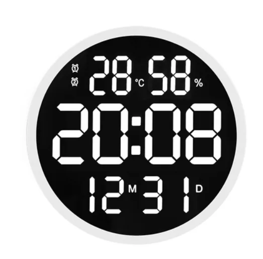奕达时光 6620LED挂钟12英寸（个） - 玖梧精选