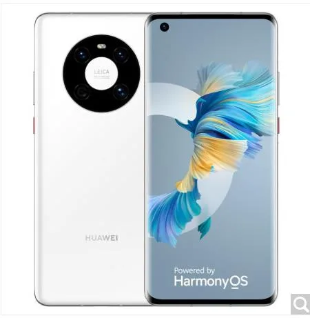 Huawei/华为Mate 40E麒麟旗舰芯片曲面屏手机SA/NSA双模(5G)釉白色8+128G（台） - 华为