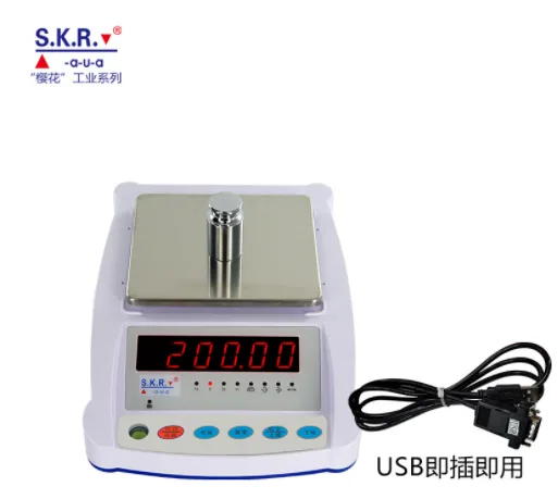 巨林樱花BN-V8DL工业小天平方盘(液晶)款量程:3000g/0.01g+USB即插即用（台） - 玖梧精选
