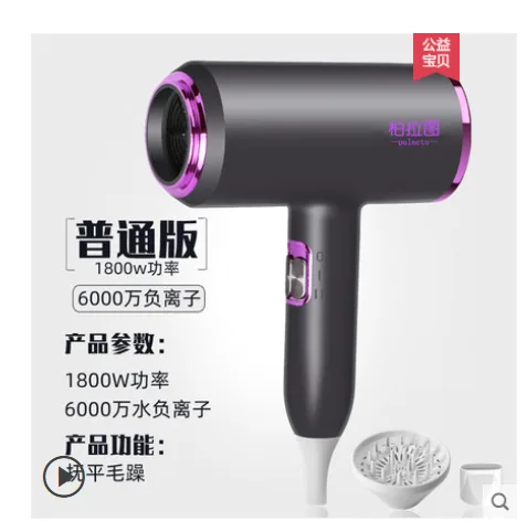 柏拉图 T821电吹风6000万负离子-1800W（个） - 玖梧精选