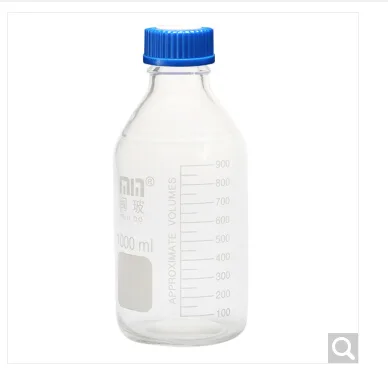 闽玻 10038445396216液相流动蓝盖丝口试剂瓶 5000ml，盖子要两孔（个） - 玖梧精选