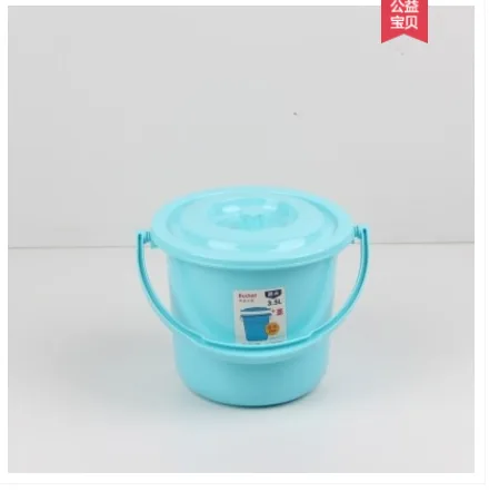 田客156387435600558手提塑料小桶3.5L蓝色（个） - 玖梧精选