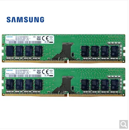 三星 100009535911 台式机内存 (8G×2) DDR4 2666频率 内存条2根（组） - 三星