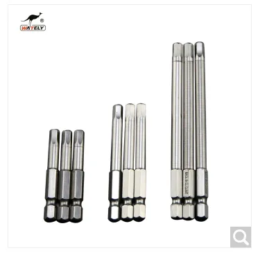 威特力 10429003898 S2合金钢内六角风批头100x4mm（个） - 玖梧精选