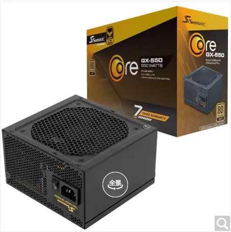 海韵 CORE-GX550电源 550W（个） - 玖梧精选