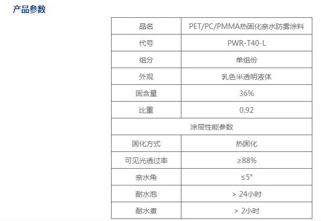 沪正 PWR_T10-L特种涂料PET/PC/PMMA热固化亲水防雾涂料1kg（件） - 玖梧精选