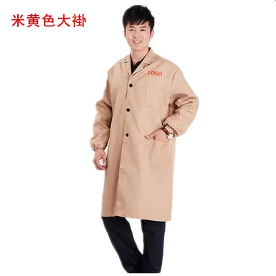 隆旺 米黄170实验室大褂（件） - 玖梧精选