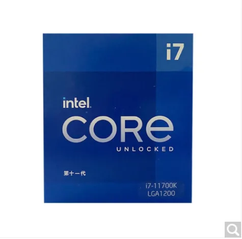 英特尔Intel-i7-11700K-8核16线程盒装CPU处理器（个） - 玖梧精选