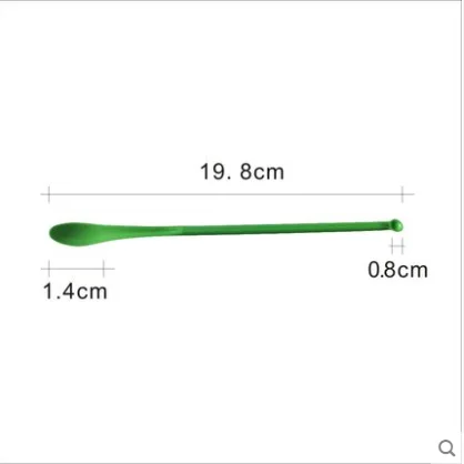 华欧 HO-SLST塑料药勺双头19.8cm长，大头1.4cm,小头0.8cm（个） - 玖梧精选