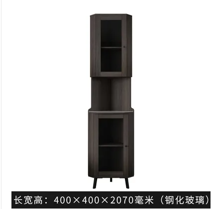 觅格 边角柜 透明玻璃款 400*400*2070mm （个） - 玖梧精选