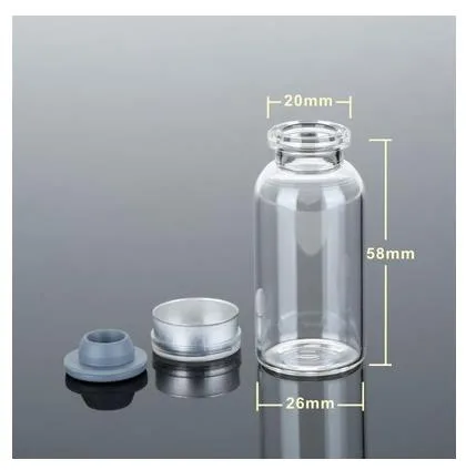 人人/西林瓶20ml透明瓶+常用胶塞+铝盖192套*5盒（箱） - 玖梧精选