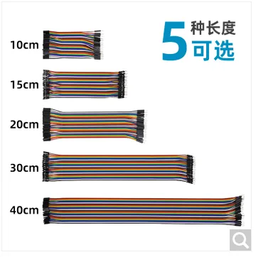 丢石头 10026612817449杜邦线40P彩排线母对母10cm 40P×2（80个） - 玖梧精选