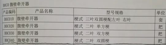 金钟BOC040腹壁牵开器 梗式 二叶 双圆梗（个） - 金钟