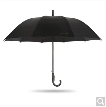 天堂伞 193EHJ黑胶防晒伞黑色 70CM*10骨（把） - 玖梧精选