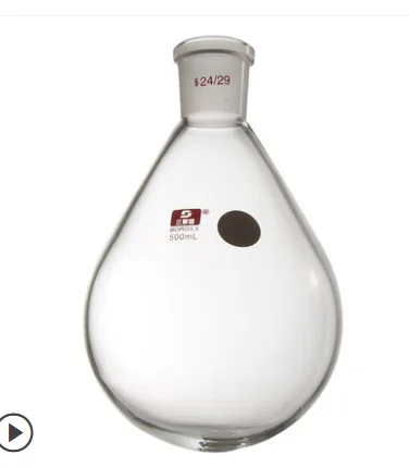 正元茄形烧瓶500ml XB-HZ11-500-24（个） - 玖梧精选