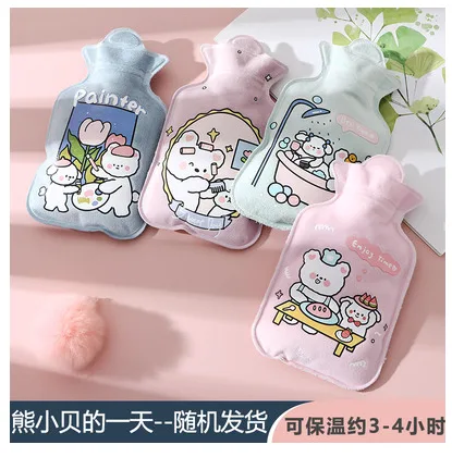 优思居 热水袋 熊小贝的一天 （个） - 玖梧精选