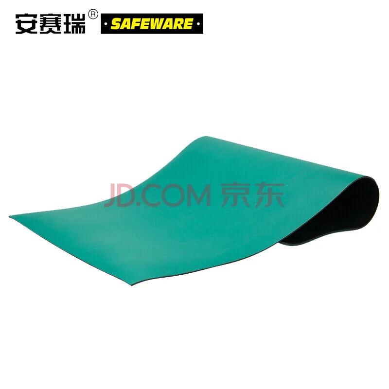 安赛瑞 橡胶防静电台垫桌垫 绿色 1m×10m×2mm 10975（张） - 玖梧精选