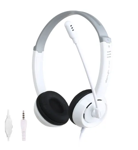 电音 DT-326立体声头戴式耳机 单插头 白色 圆孔 （个） - 玖梧精选