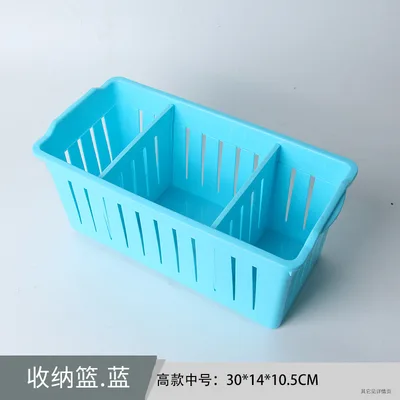 一米阳光蓝色高款中号居家收纳盒（个） - 玖梧精选